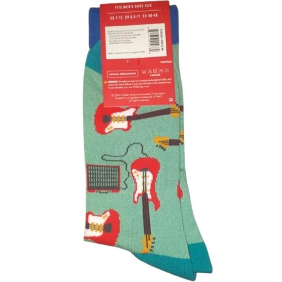 Mens Fender Guitar Socks - Picture 2 of 2
